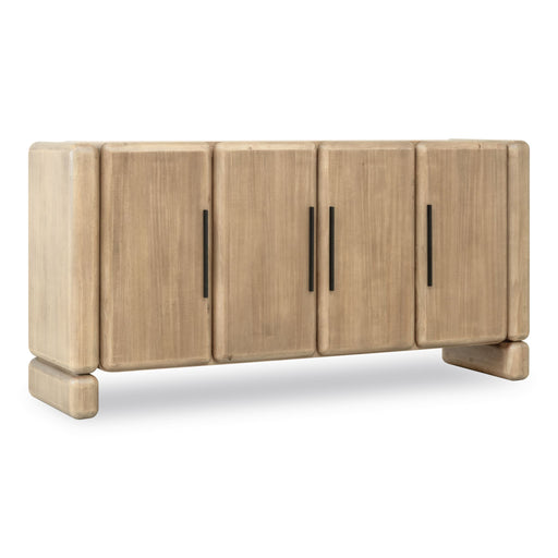 Modus Furniture Nia Four Door Acacia Wood Sideboard in Lioness 655450480041 UHXW78 Image 1