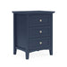 Modus Furniture Grace Three Drawer Nightstand in Blueberry 655450413391 PNKX81 Image 2