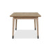 Modus Furniture Franklin Extendable White Oak Dining Table in Au Natural 655450393839 MXNK60 Image 5