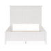 Modus Furniture Grace Three Panel Bed in Snowfall White  PNRAL  Image 5