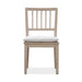 Modus Furniture Camden Wood Dining Chair with Detachable Cushion in Chai and Oat 655450437069 QATK63 Image 1