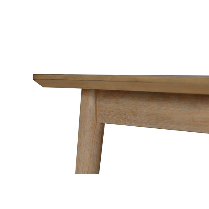 Modus Furniture Franklin Extendable White Oak Dining Table in Au Natural 655450393839 MXNK60 Image 11