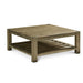 Modus Furniture Canyon Solid Wood Square Coffee Table in Washed Grey 655450170973 3E8721S Image 4