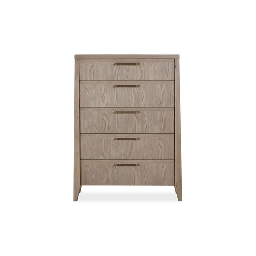 Modus Furniture Sumire Five Drawer Ash Wood Chest in Ginger 655450442407 QETW84 Image 2