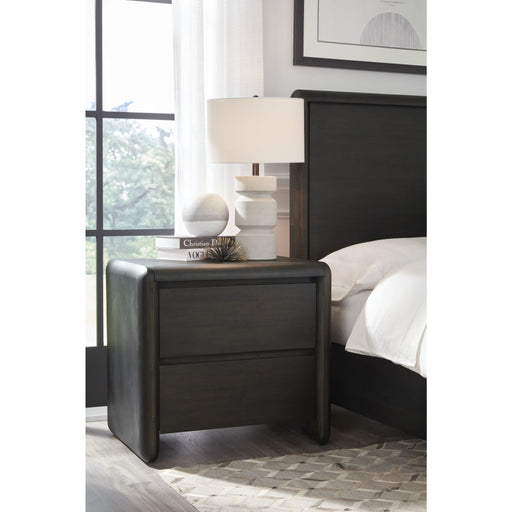 Modus Furniture Xolani Two Drawer Acacia Wood Nightstand in Jaguar 655450474309 TTXT81B Main Image