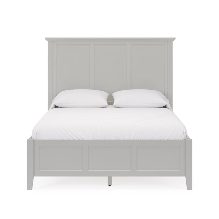 Modus Furniture Grace Three Panel Bed in Elephant Grey  PNKGL  Image 1