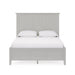 Modus Furniture Grace Three Panel Bed in Elephant Grey  PNKGL  Image 1