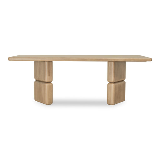 Modus Furniture Nia Rectangular Acacia Wood Dining Table in Lioness 655450480119 UHXW60 Main Image