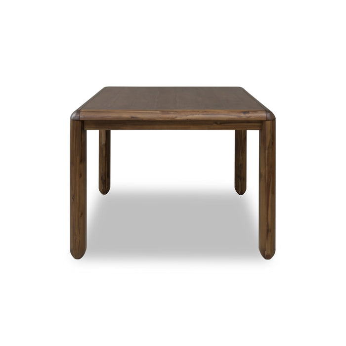 Modus Furniture Xolani Rectangular Acacia Wood Leg Table in Impala 655450481697 TTXU61 Image 3