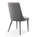 Modus Furniture Winston Upholstered Metal Leg Dining Chair in Goose and Black 655450399817 FMNY63 Image 5