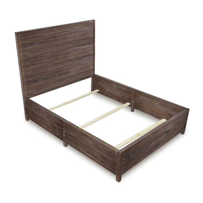 Modus Furniture Townsend Solid Wood Low-Profile Bed in Gunmetal  8TR9B  Image 5