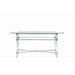 Modus Furniture Marilyn Glass Top Dining Server in Polished Stainless Steel and Clear Acrylic 655450381249 4RV279 Image 3