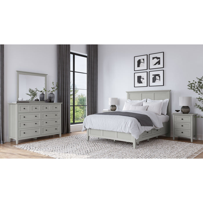 Modus Furniture Grace Four Drawer Platform Storage Bed in Elephant Gray  PNKGD  Image 8