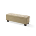 Modus Furniture Levi Tufted Storage Bench in Toast Linen 655450381980 3ZL78846 Image 7