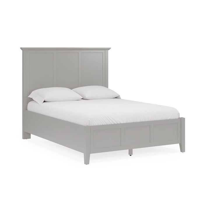 Modus Furniture Grace Three Panel Bed in Elephant Grey  PNKGL  Image 2