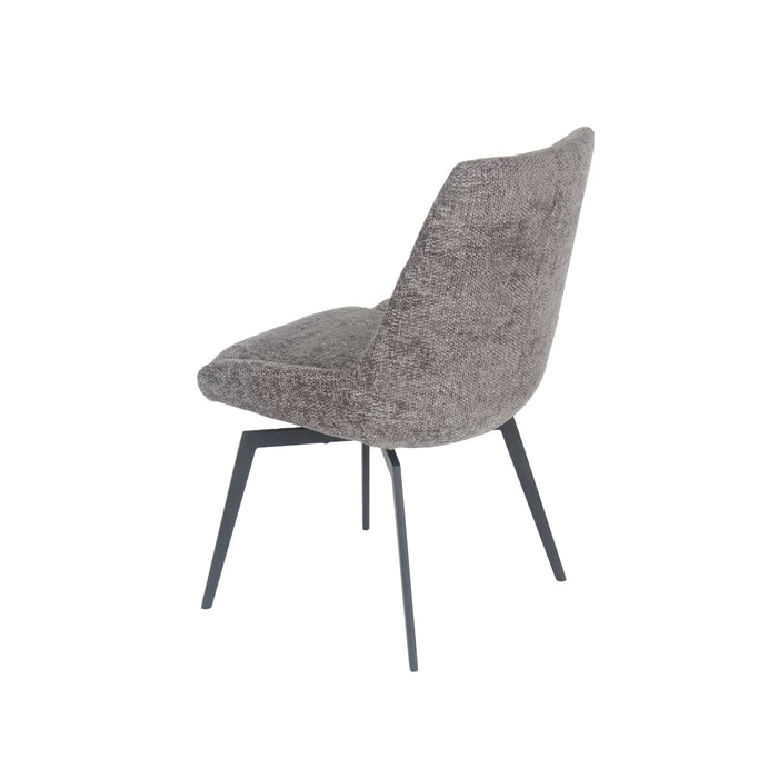 Modus Furniture CEO 180 Degree Return Swivel Upholstered Dining Chair in Oyster 655450468308 TGXB64 Image 3