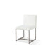 Modus Furniture Eliza Upholstered Dining Chair in Pearl and Brushed Stainless Steel 655450349935 5WT763 Image 5