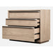 Modus Furniture One Coastal Modern Three Drawer USB-charging Nightstand in Bisque 655450404795 JVLH81B Image 4