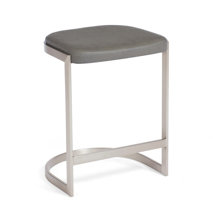 Modus Furniture Oxford Backless Counter Stool in Davy's Grey 655450344619 AZU570 Image 2