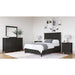 Modus Furniture Grace Four Drawer Platform Storage Bed in Raven Black  PNRBD  Image 11