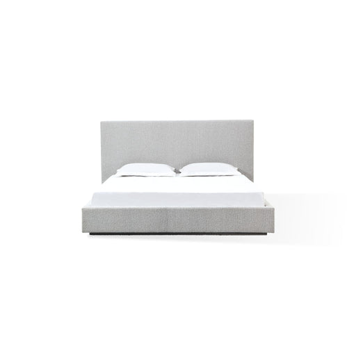 Modus Furniture One Upholstered Platform Bed in Cotton Ball Boucle  JVNBH  Main Image