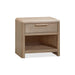 Modus Furniture Furano One Drawer One Shelf Ash Wood Nightstand in Ginger 655450441073 QDTW81 Image 2