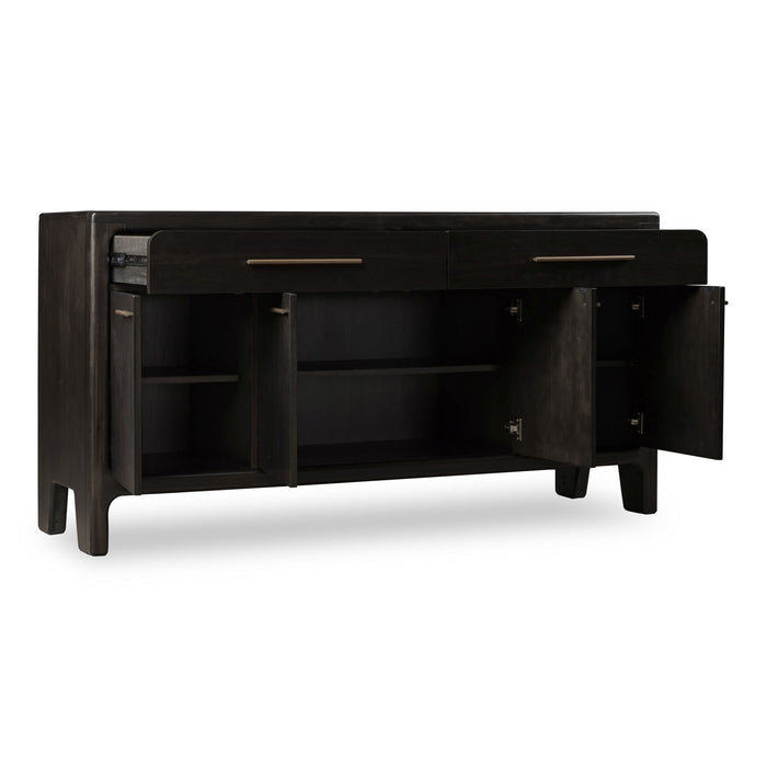 Modus Furniture Zamba Four Door Two Drawer Acacia Wood Sideboard in Jaguar 655450480546 UKXT78 Image 3