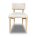 Modus Furniture Zinnia Wood Back Dining Chair in White Sand and Dune Chenille 655450464010 RSTP63 Image 2