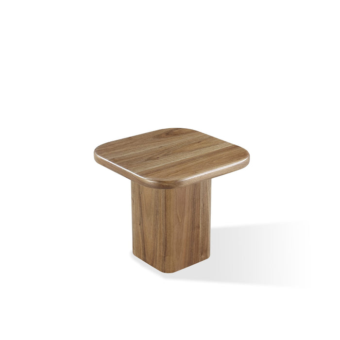 Modus Furniture Juba Walnut End Table in Mongoose 655450483011 UWYT22 Image 1