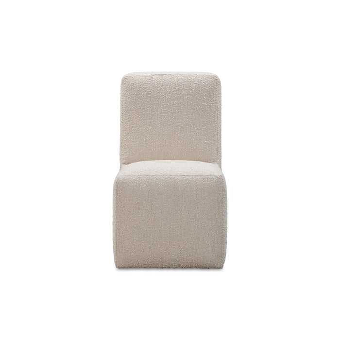 Modus Furniture Liv Fully Upholstered Dining Chair in Brun Boucle 655450450587 QHTP64B Image 1