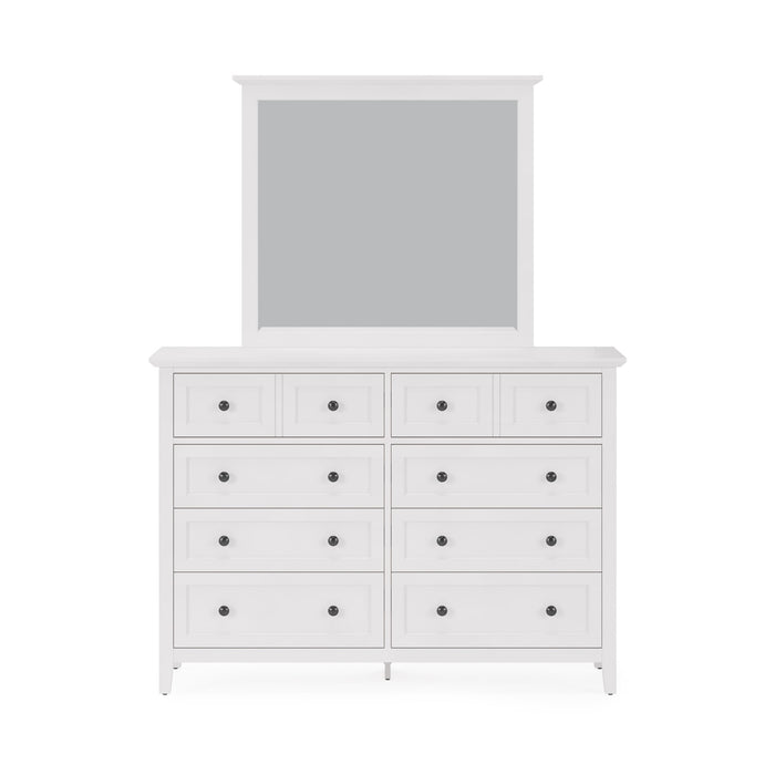 Modus Furniture Grace Wall or Dresser Mirror in Snowfall White 655450408465 PNRA83 Image 3