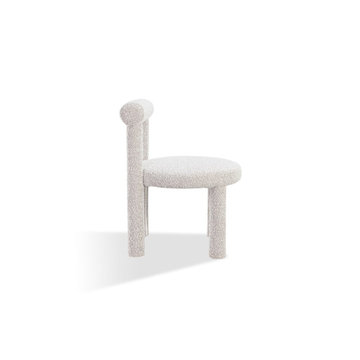 Modus Furniture Addison Modern Dining Chair in Cotton Ball Boucle 655450423505 PWNB63A Image 1