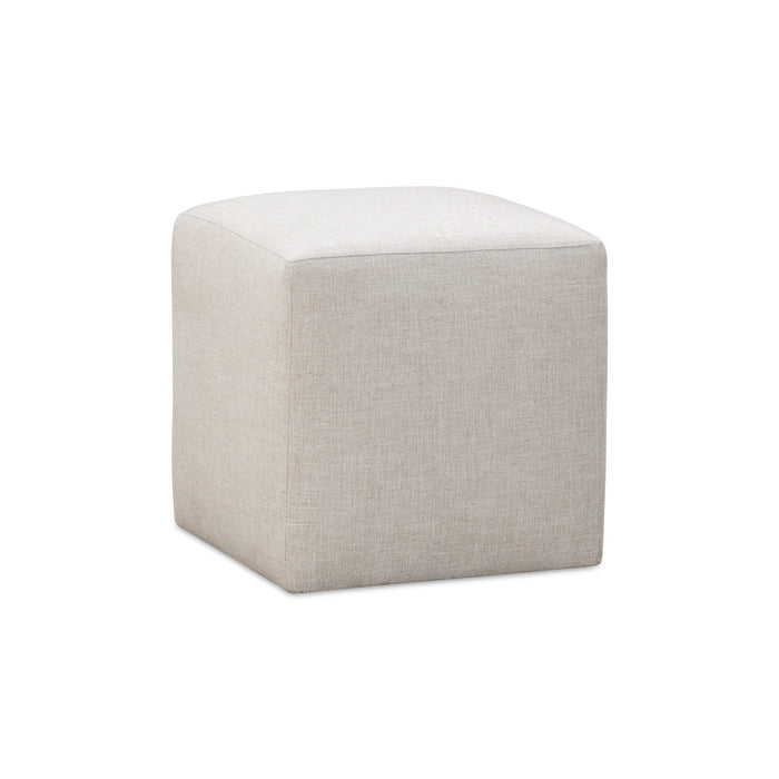 Modus Furniture Liv Fully Upholstered Dining Ottoman in Natural Linen 655450444135 QHTP65A Main Image