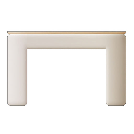 Modus Furniture Oskar Lift Top Console Table in Barley 655450483745 QVUG23 Main Image