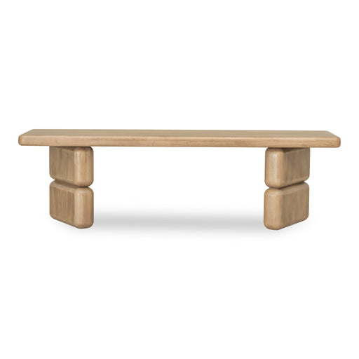 Modus Furniture Nia Acacia Wood Dining Bench in Lioness 655450480003 UHXW65 Image 1