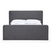 Modus Furniture Elora Fully Upholstered Platform Bed in Charcoal Velvet  PRRZH  Image 3