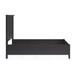 Modus Furniture Grace Three Panel Bed in Raven Black  PNRBL  Image 6