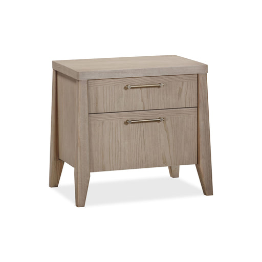 Modus Furniture Sumire Two Drawer Ash Wood Nightstand in Ginger 655450442360 QETW81B Image 1