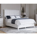 Modus Furniture Grace Three Panel Bed in Snowfall White  PNRAL  Main Image