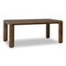 Modus Furniture Xolani Rectangular Acacia Wood Leg Table in Impala 655450481697 TTXU61 Image 1