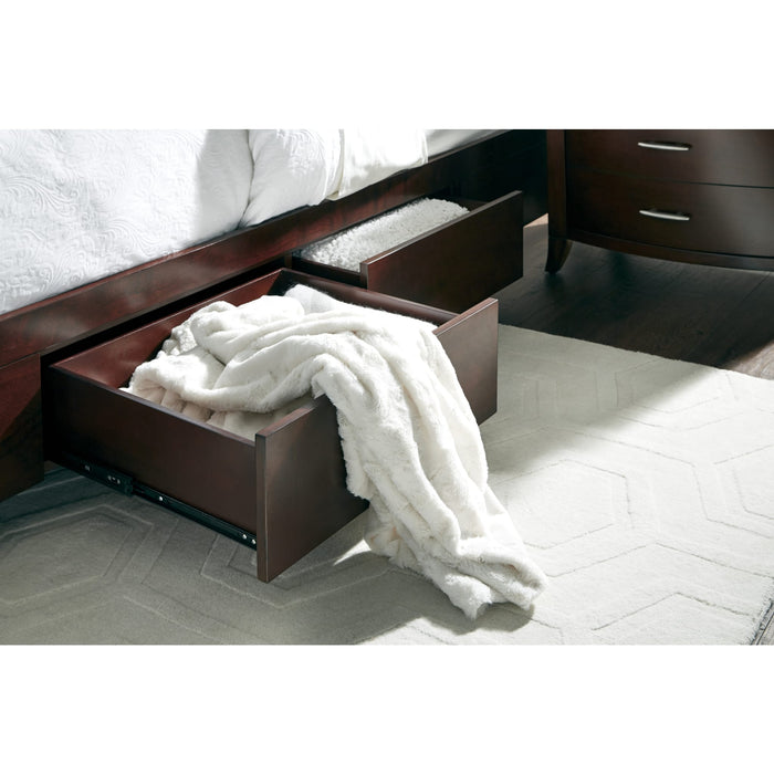 Modus Furniture Brighton Wood Storage Bed in Cinnamon  BR15D  Image 3