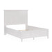 Modus Furniture Grace Three Panel Bed in Snowfall White  PNRAL  Image 7