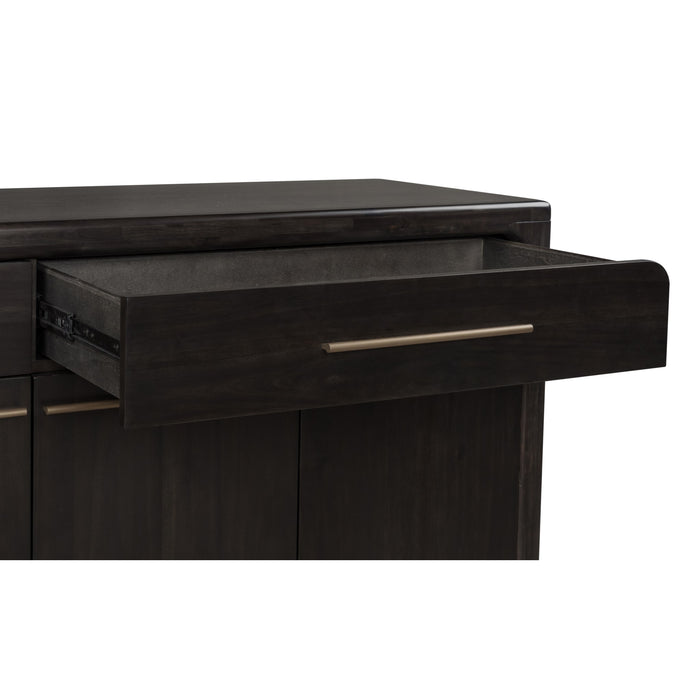 Modus Furniture Zamba Four Door Two Drawer Acacia Wood Sideboard in Jaguar 655450480546 UKXT78 Image 5