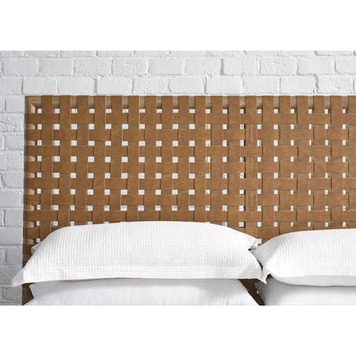 Modus Furniture Dorsey Woven Panel Bed in Granola and Ginger  NSPVK  Image 1