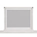 Modus Furniture Yosemite Solid Wood Mirror in Rustic White 655450371769 7YKJ83 Image 3