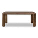 Modus Furniture Xolani Rectangular Acacia Wood Leg Table in Impala 655450481697 TTXU61 Main Image