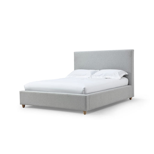 Modus Furniture Olivia Upholstered Platform Bed in Linen  KKJNH  Image 1