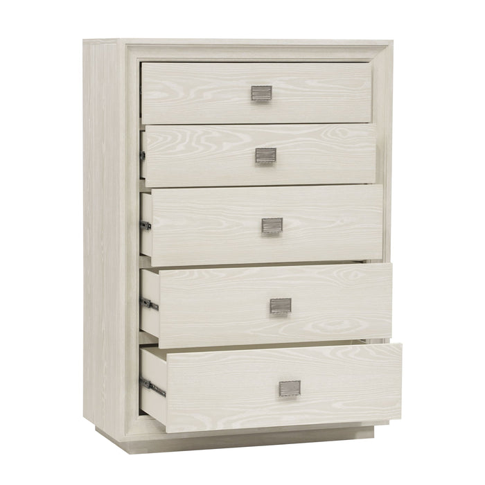 Modus Furniture Maxime Five Drawer Chest in Ash 655450395413 MSNF84 Image 4