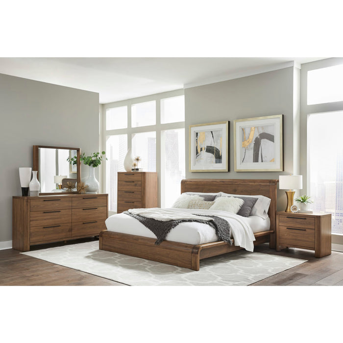 Modus Furniture Totes Platform Bed in English Walnut  RXVKH  Image 7