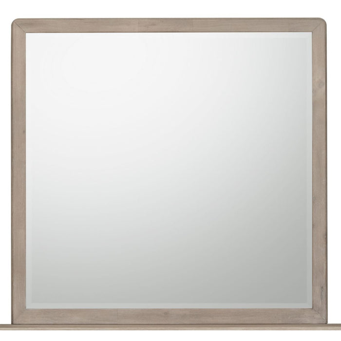 Modus Furniture Gardenia Beveled Glass Wall or Dresser Mirror in Chai 655450465697 SDTK83 Image 2